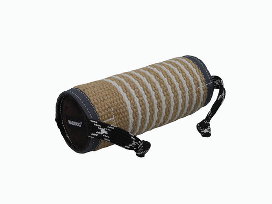 Jute roller with strings