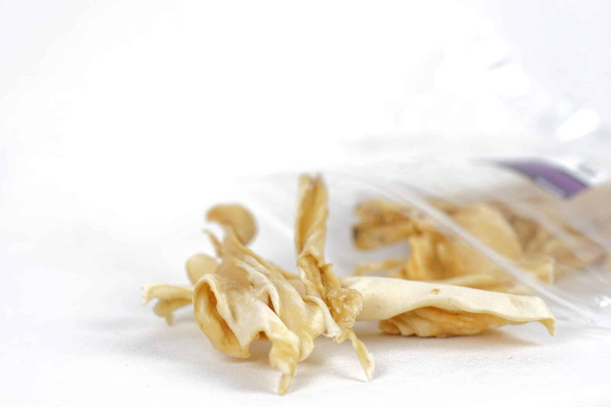 Gryzak naturalny dla psa DK DOG - skóra kozy - 100 g