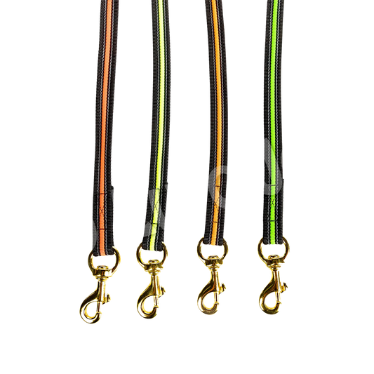 Smycz gumowana neonowa