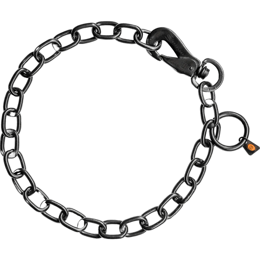 Chain with carabiner stainless steel 3mm