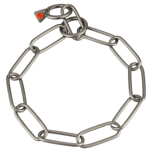 Łańcuszek 4 mm stal nierdzewna mat długie ogniwo 4 cm