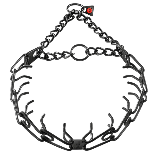 Kolczatka treningowa zaciskowa czarna 4 mm 63 cm