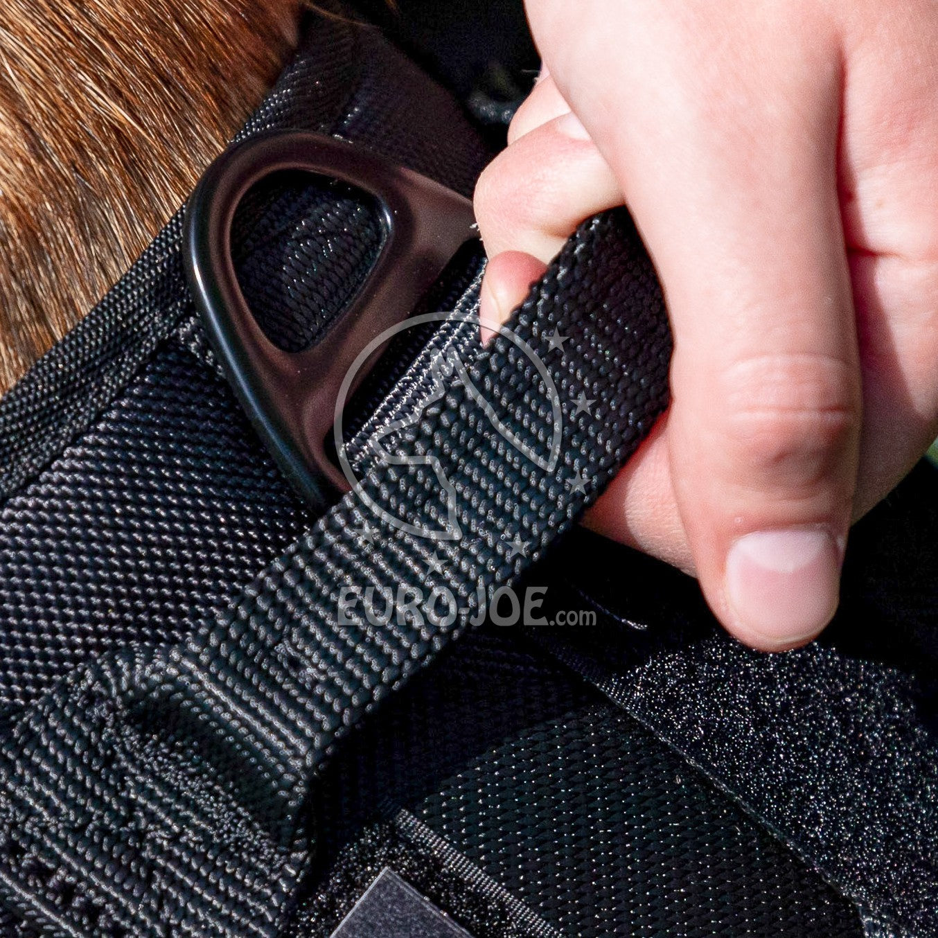 Tactical suspenders with "Cobra" fastening