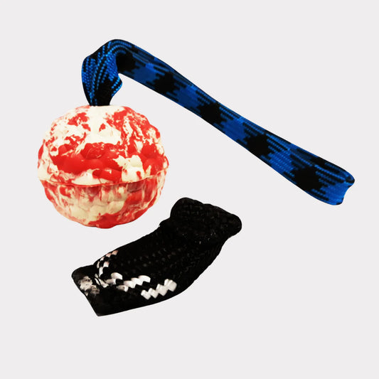 Rubber ball with magnet