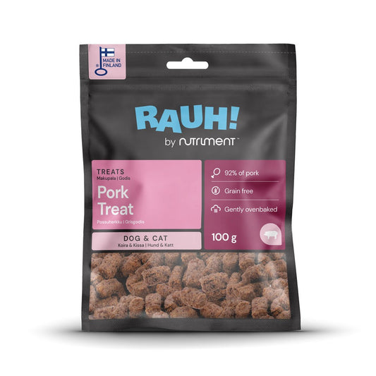Przysmaki dla psa RAUH!, wieprzowina, 100 g