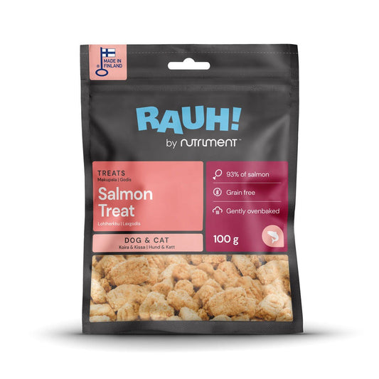 Przysmaki dla psa RAUH!, łosoś, 100 g