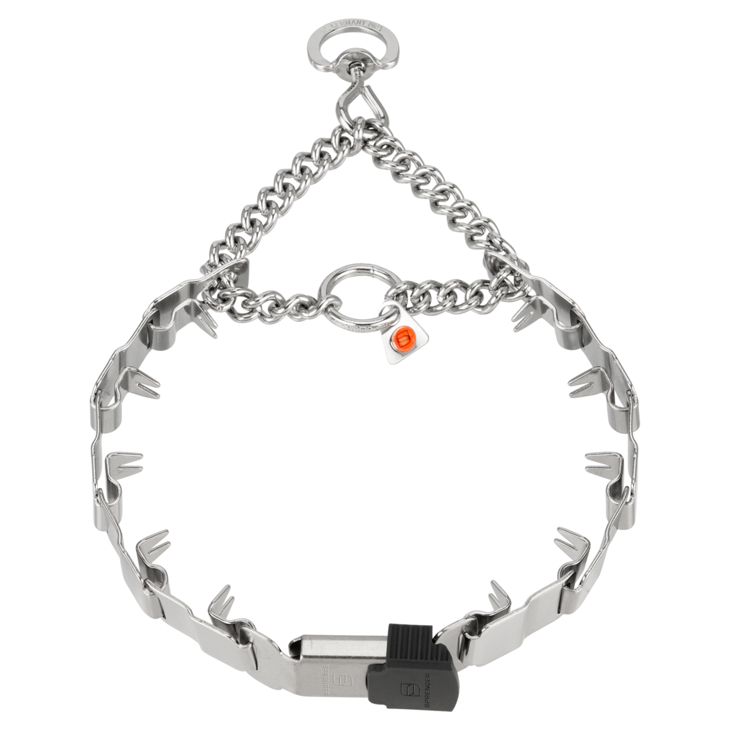 Kolczatka Herman Sprenger Neck-Tech Sport zaciskowa - stal nierdzewna - 50 cm