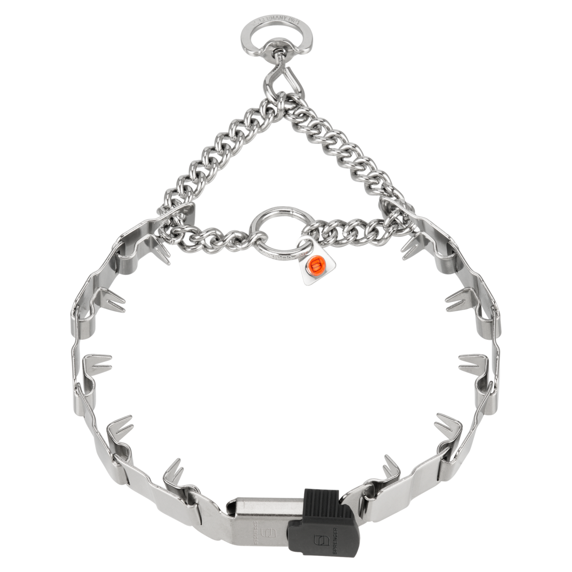 Kolczatka Herman Sprenger Neck-Tech Sport zaciskowa - stal nierdzewna - 50 cm