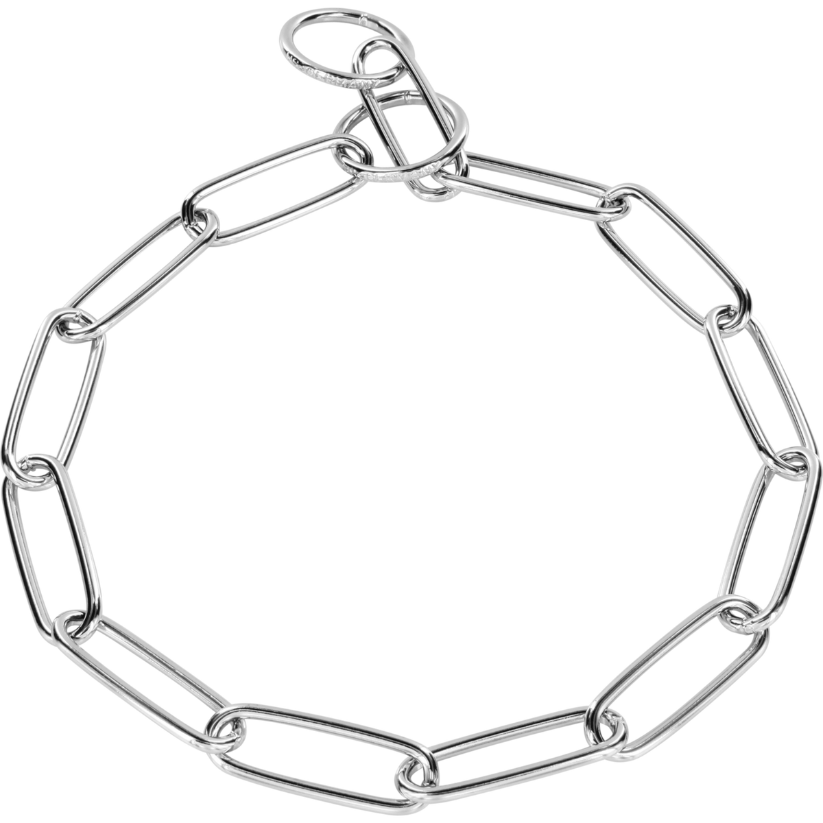 Łańcuszek Herman Sprenger - długie ogniwo - lekki - stal chromowana - 3 mm