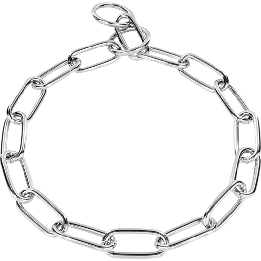 Łańcuszek Herman Sprenger - długie ogniwo 4 cm - stal chromowana - 4 mm