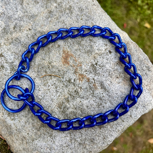 Herman Sprenger personalised fur saver chain - Candy blue