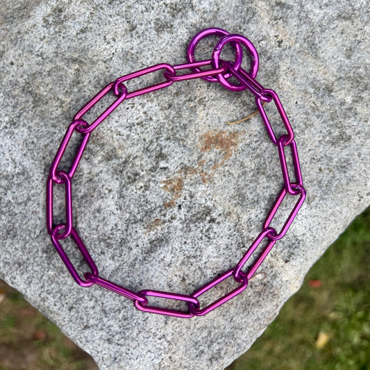 Herman Sprenger ULTRA-PLUS personalised prong collar - Candy pink
