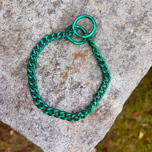 Herman Sprenger ULTRA-PLUS personalised prong collar - Candy green