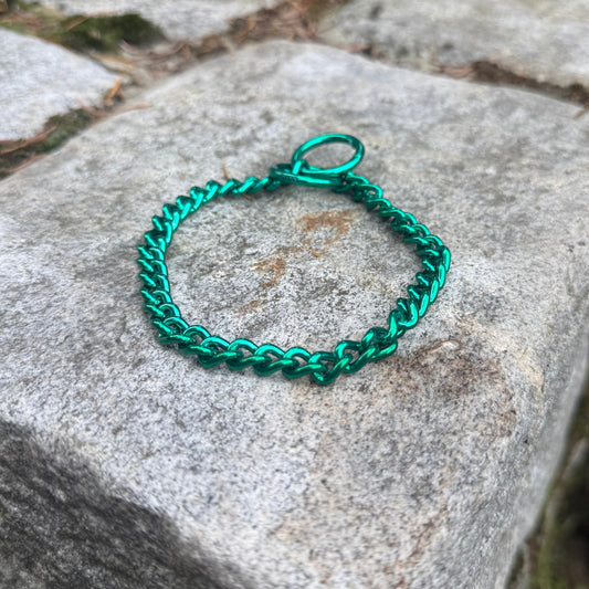 Herman Sprenger ULTRA-PLUS personalised prong collar - Candy green