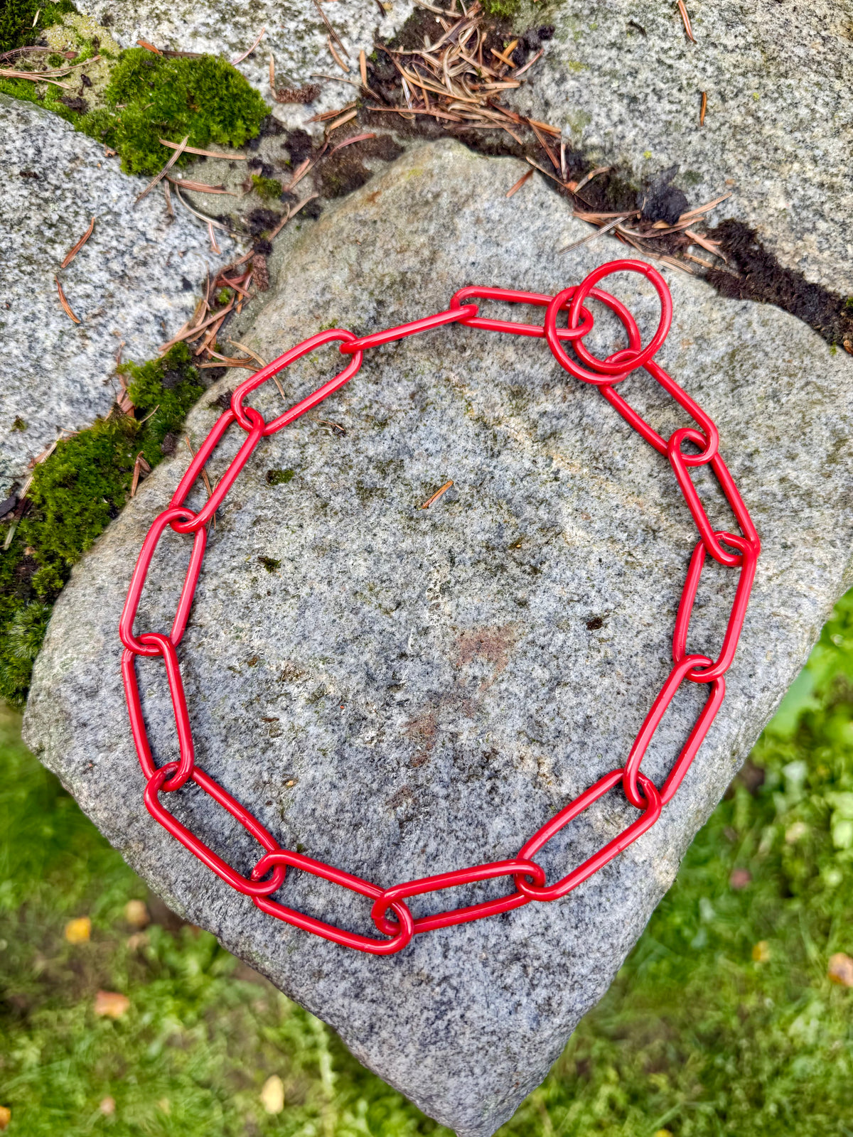 Herman Sprenger personalised fur saver chain - Red