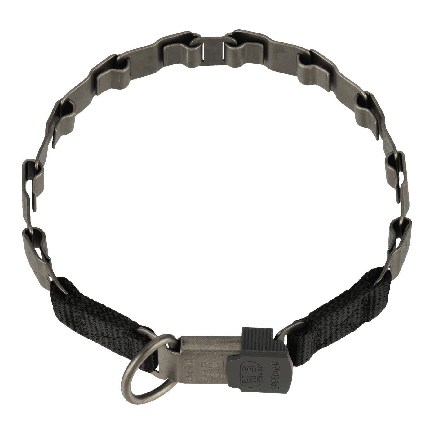 Obroża Herman Sprenger Neck-Tech Fun - stal nierdzewna czarna matowa - 60 cm
