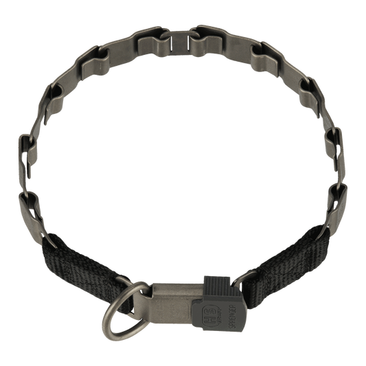 Obroża Neck-Tech Fun stal nierdzewna czarny mat 60 cm