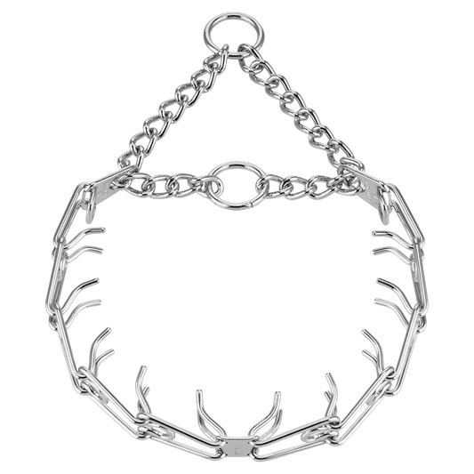 Kolczatka treningowa Herman Sprenger ULTRA-PLUS – zaciskowa – stal chromowana – 55 cm / 3 mm