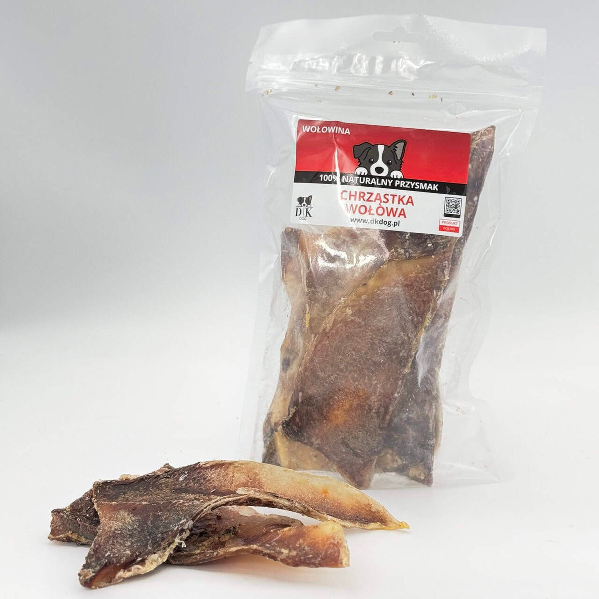 Gryzak naturalny dla psa DK DOG - chrząstka wołowa - 250 g