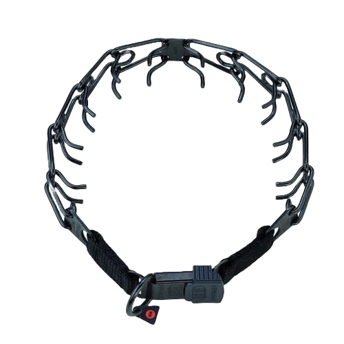 Training spike collar stainless steel black 3.2 mm 52 cm