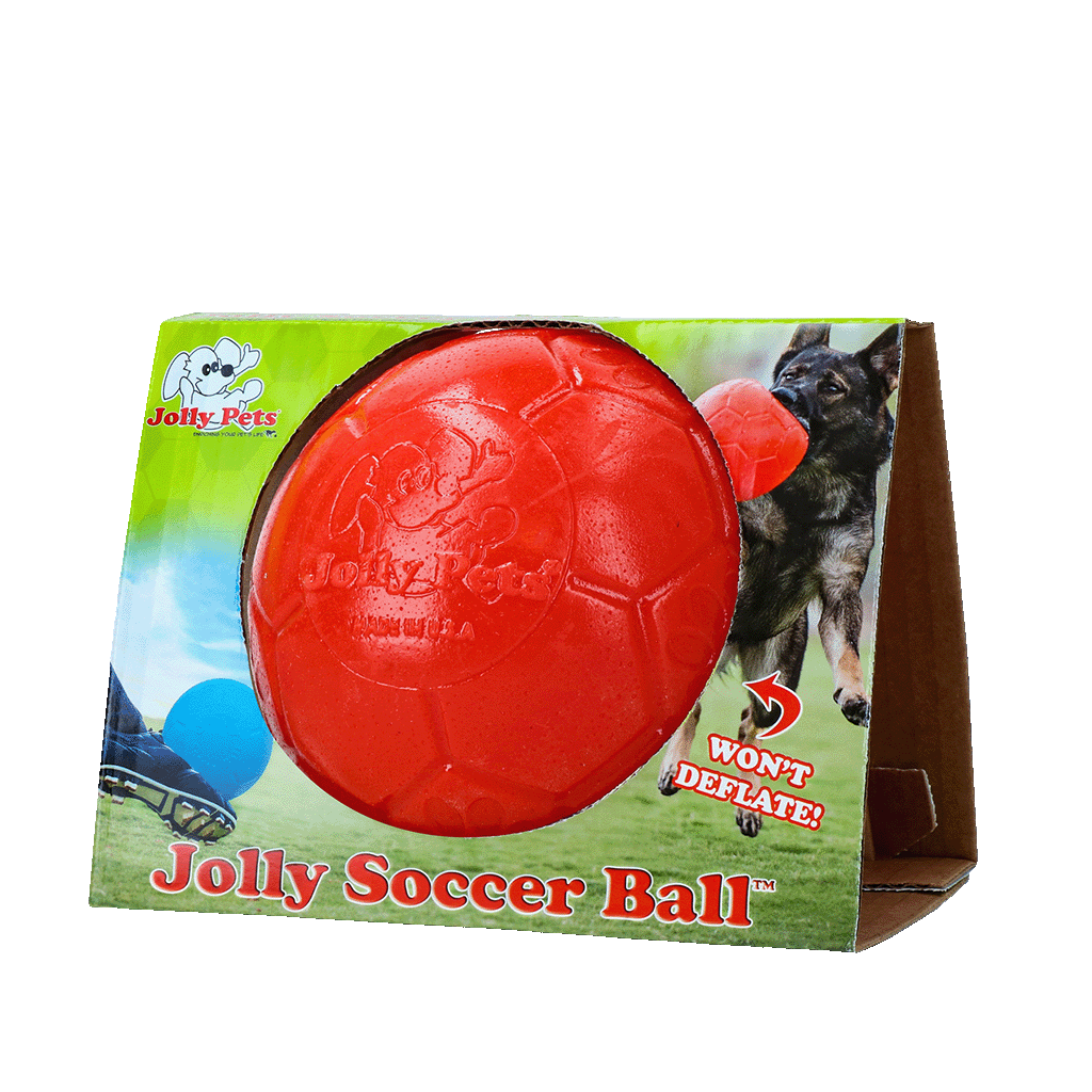 Piłka dla psa Jolly Pets Soccer Ball - pływająca - 15 lub 20 cm