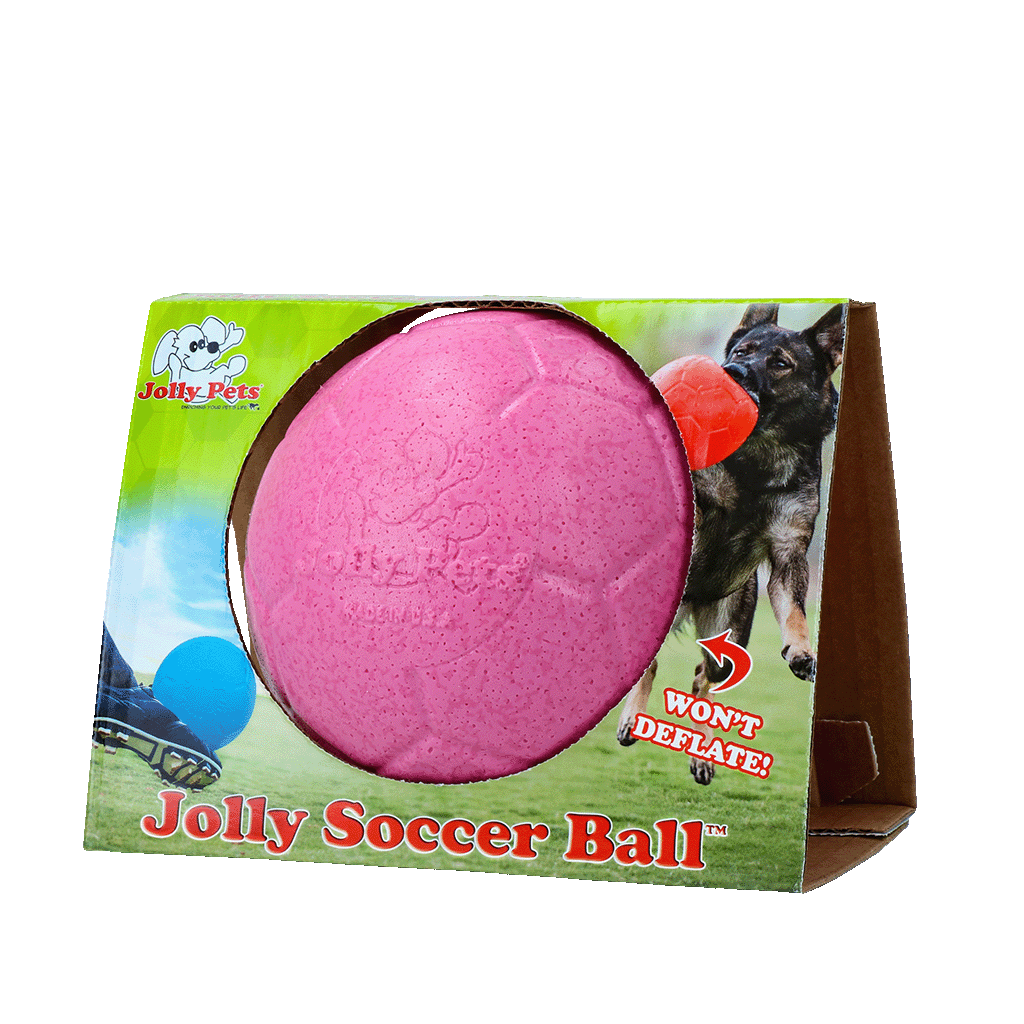Piłka dla psa Jolly Pets Soccer Ball - pływająca - 15 lub 20 cm
