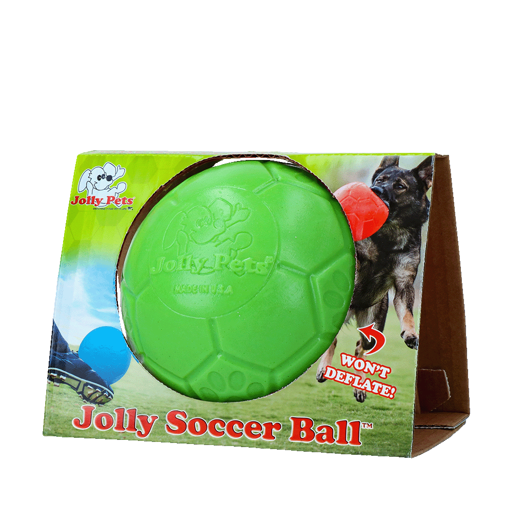 Piłka dla psa Jolly Pets Soccer Ball - pływająca - 15 lub 20 cm