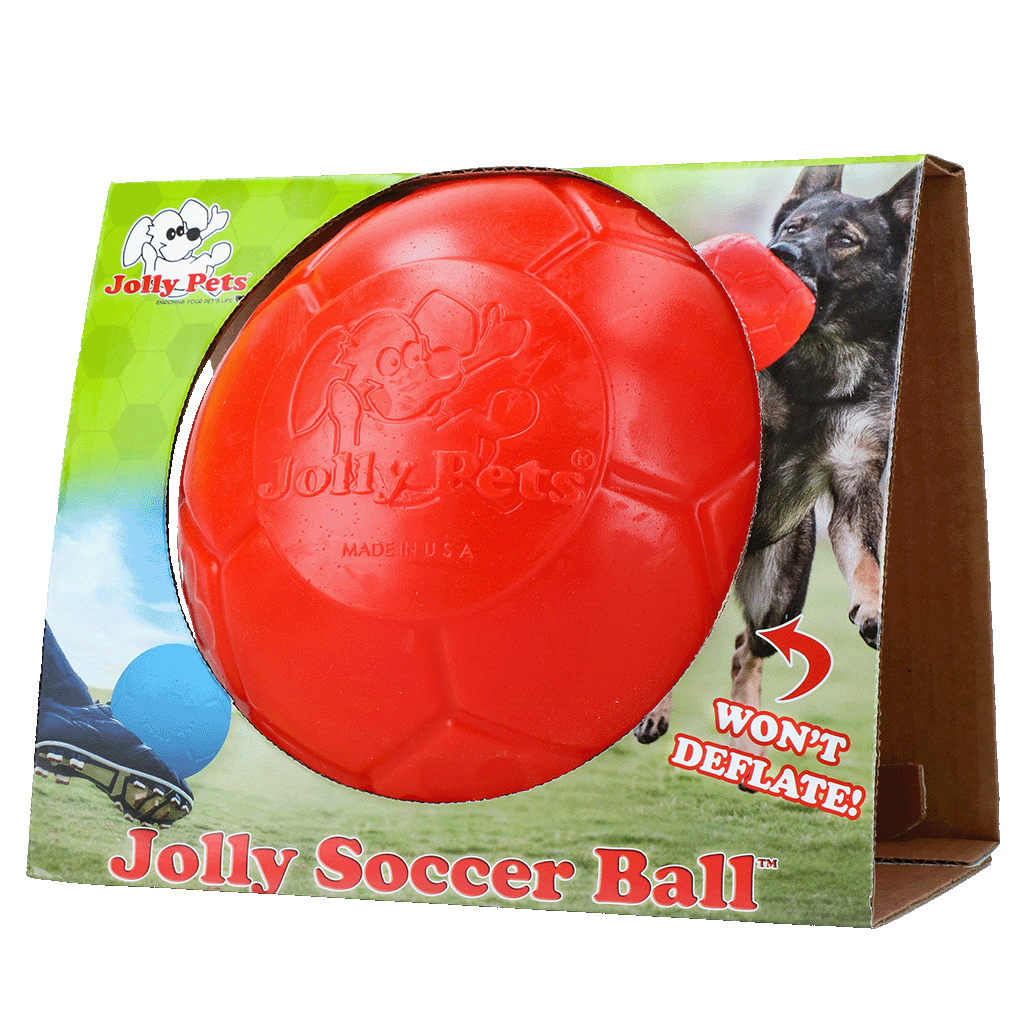 Piłka dla psa Jolly Pets Soccer Ball - pływająca - 15 lub 20 cm