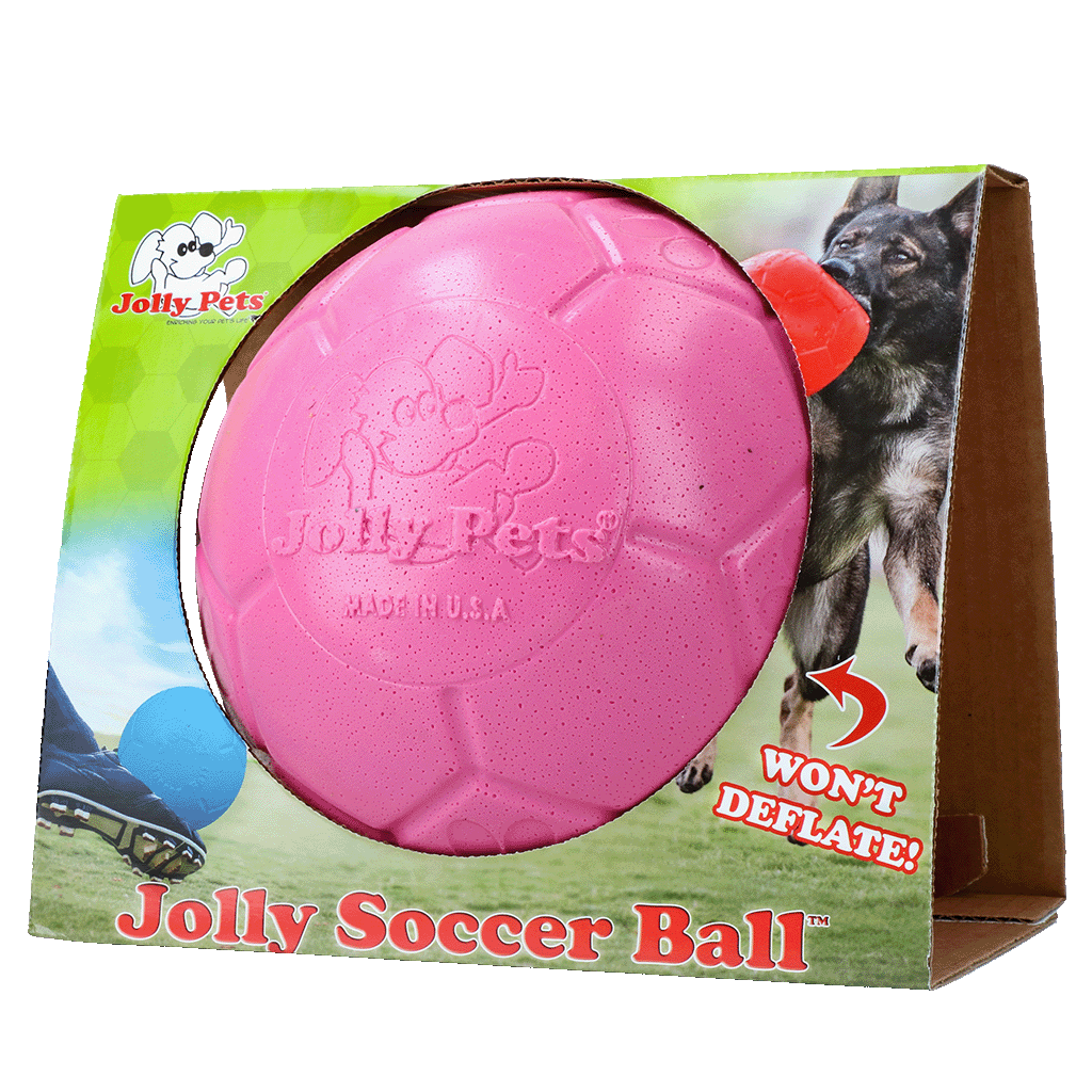 Piłka dla psa Jolly Pets Soccer Ball - pływająca - 15 lub 20 cm