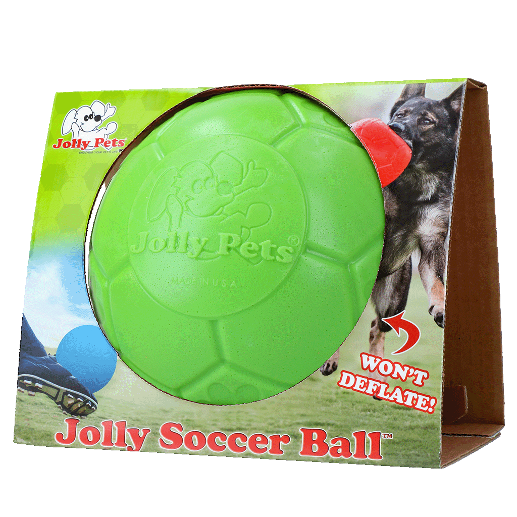 Piłka dla psa Jolly Pets Soccer Ball - pływająca - 15 lub 20 cm