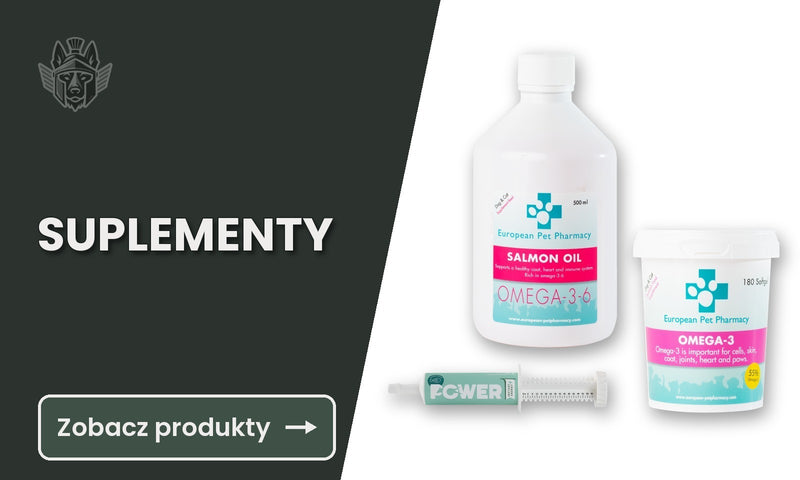 Suplementy European Pet Pharmacy dla psów pracujących i sportowych