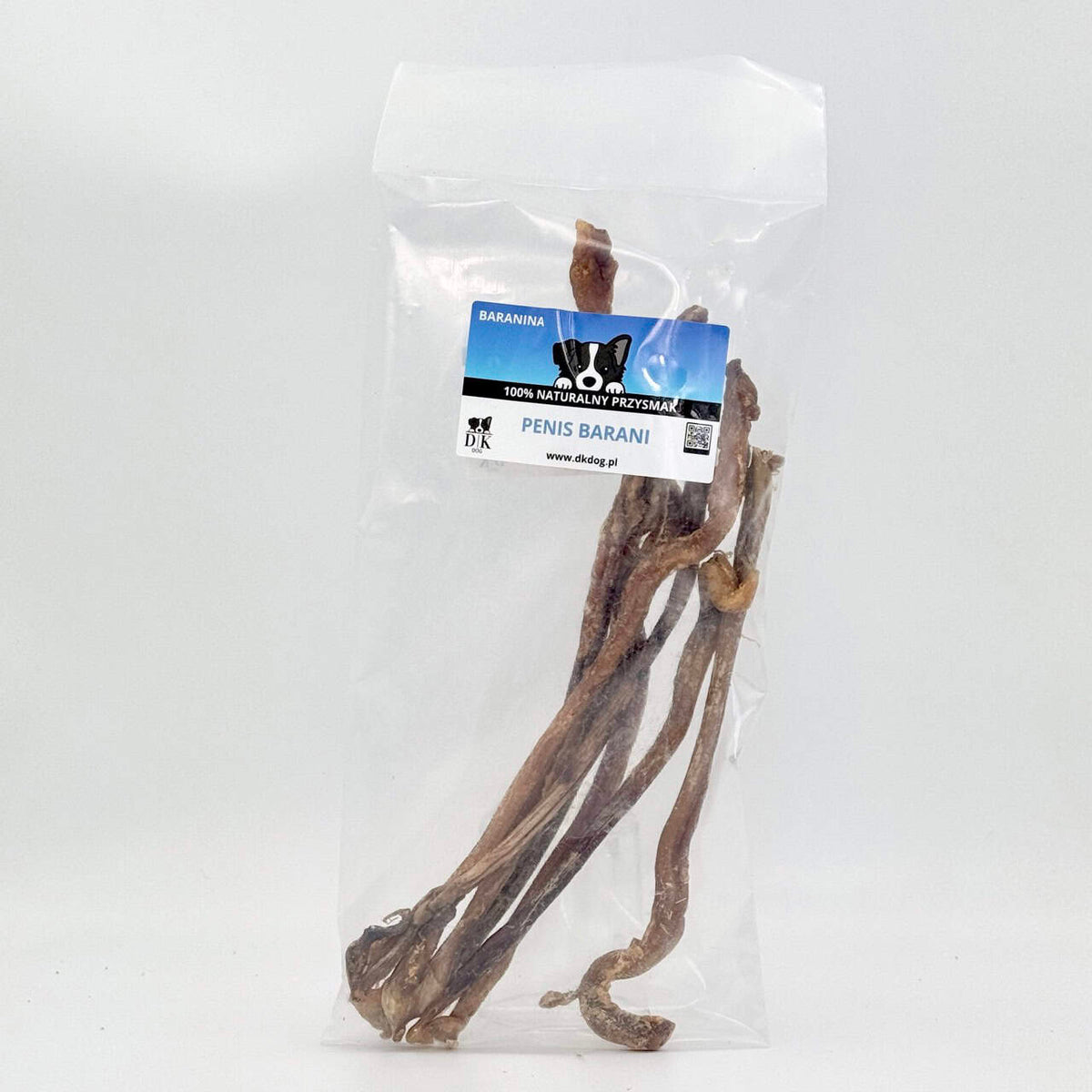 Gryzak naturalny dla psa DK DOG - penis barani - 150 g
