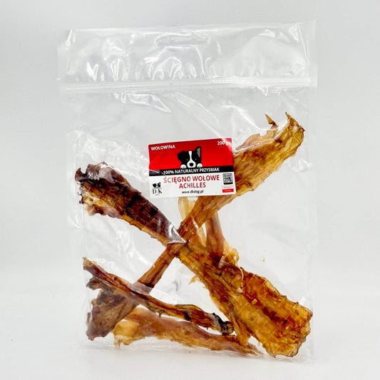 Gryzak naturalny dla psa DK DOG - ścięgno wołowe achillesa - 200 g