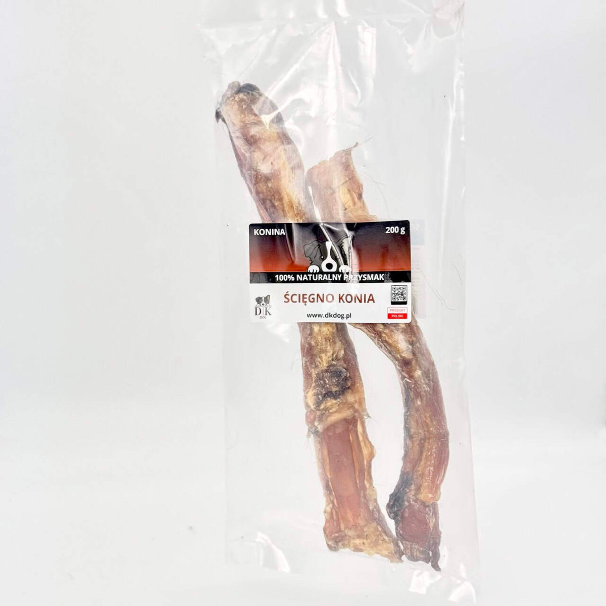 Gryzak naturalny dla psa DK DOG - ścięgno konia - 200 g