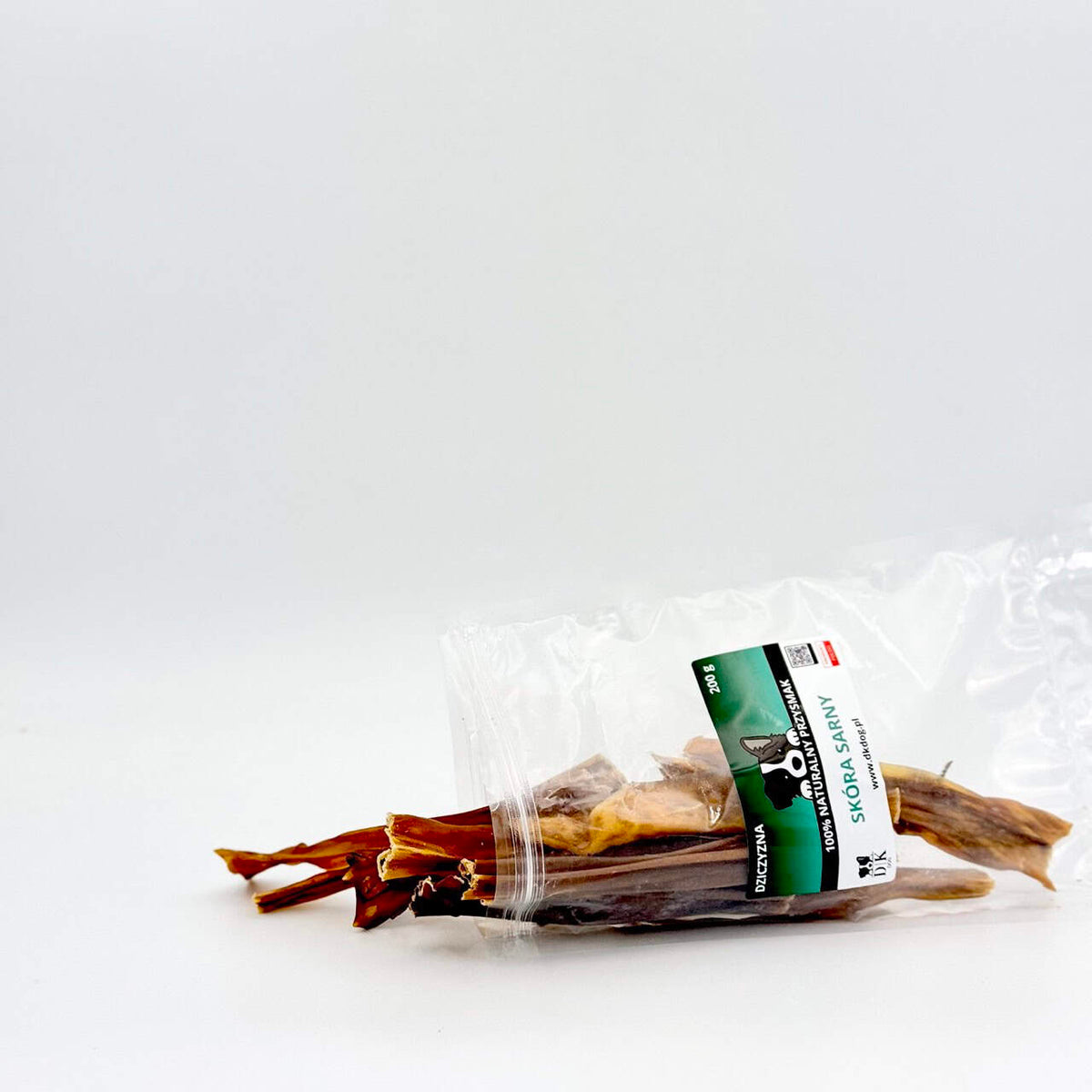 Gryzak naturalny dla psa DK DOG - skóra sarny - 200 g