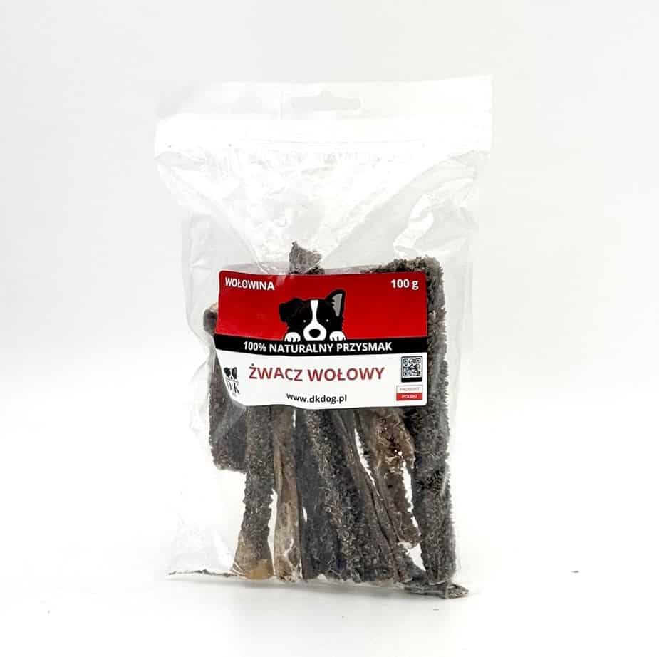 Gryzak naturalny dla psa DK DOG - żwacz wołowy - 200 g
